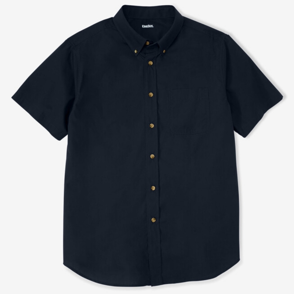 KingSize Short Sleeve Wrinkle-Free Sport Shirt